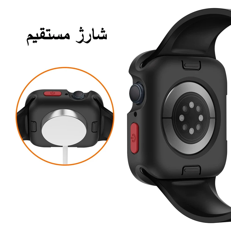 کاور هاپلایت مدل Armor Shield HL مناسب برای اپل واچ سری 7/8/9 سایز 45 میلی متری به همراه محافظ صفحه نمایش
