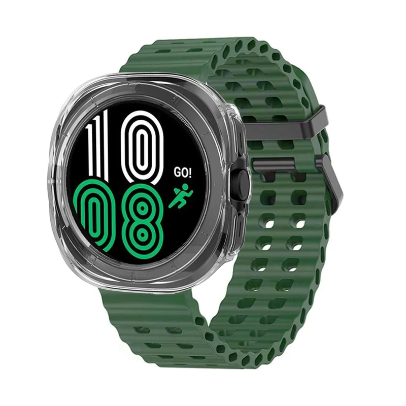 بند هاپلایت مدل Ocean CL Guard HL مناسب برای ساعت هوشمند سامسونگ Galaxy Watch 7 Ultra 47mm به همراه کاور