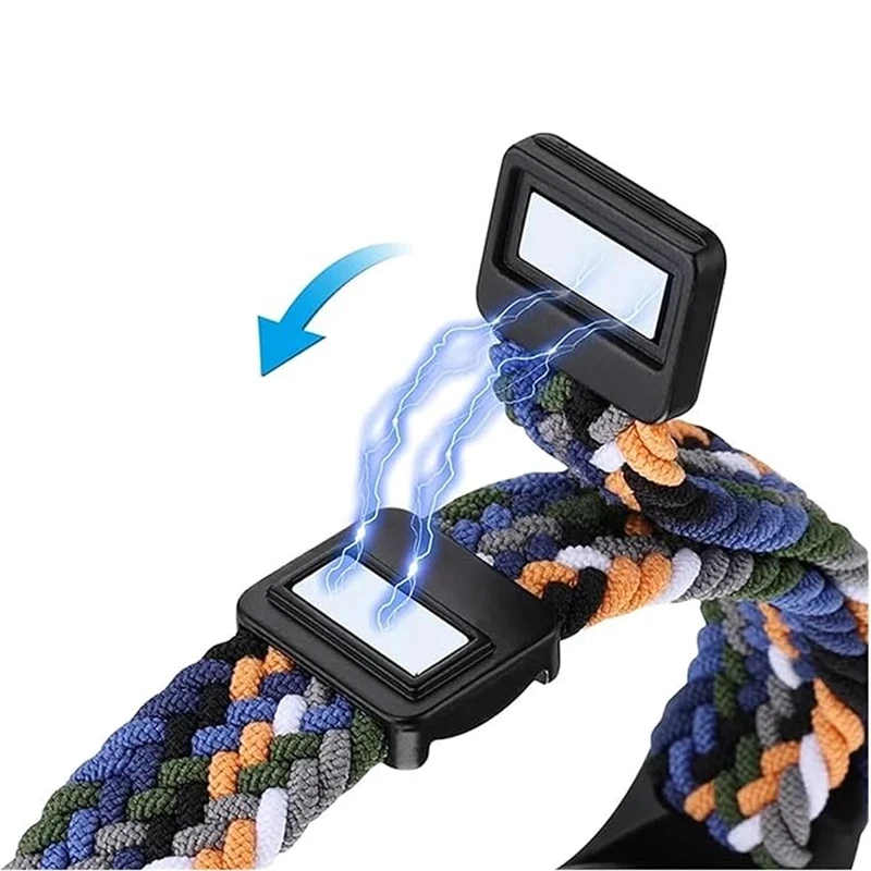 بند اسپریگ مدل Magnetic Braided مناسب برای ساعت هوشمند شیائومی Mi band 10