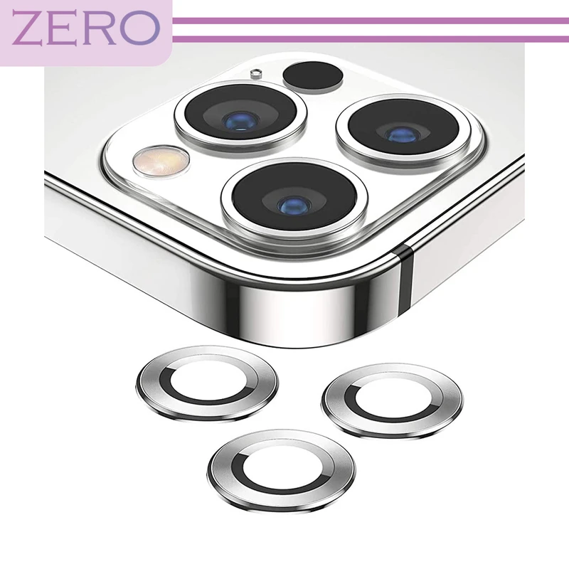 محافظ لنز دوربین زیرو مدل Ring Metal مناسب برای گوشی موبایل اپل Iphone 13 / 13 Mini