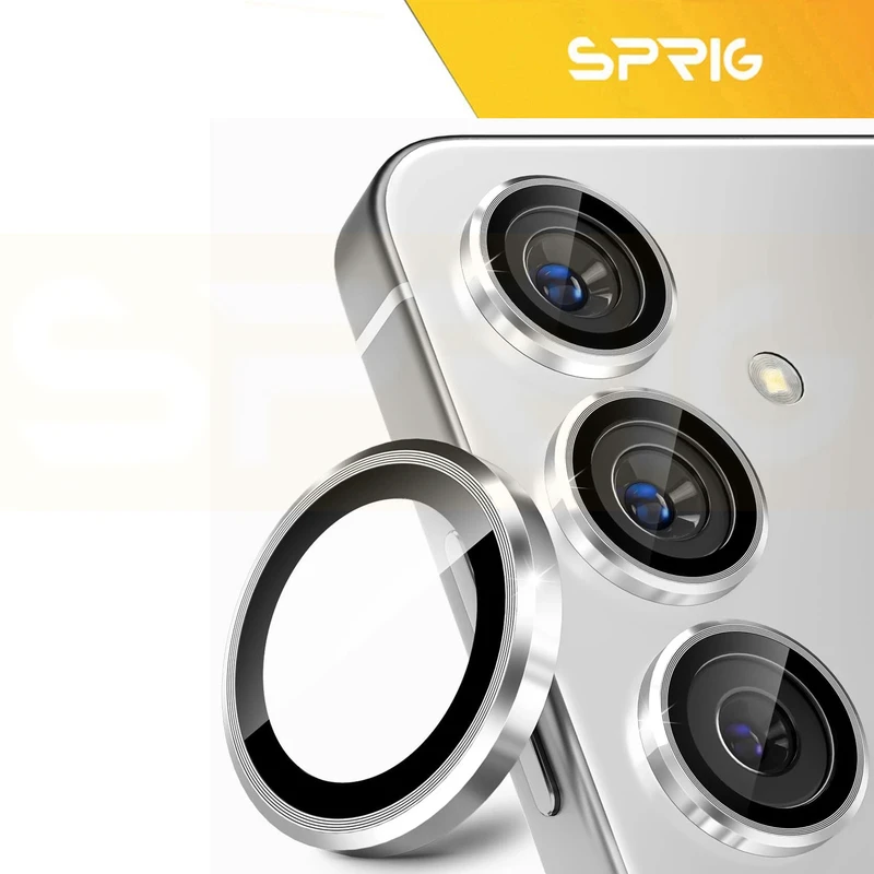 محافظ لنز دوربین اسپریگ مدل Ring metal مناسب برای گوشی موبایل سامسونگ Galaxy S25 FE