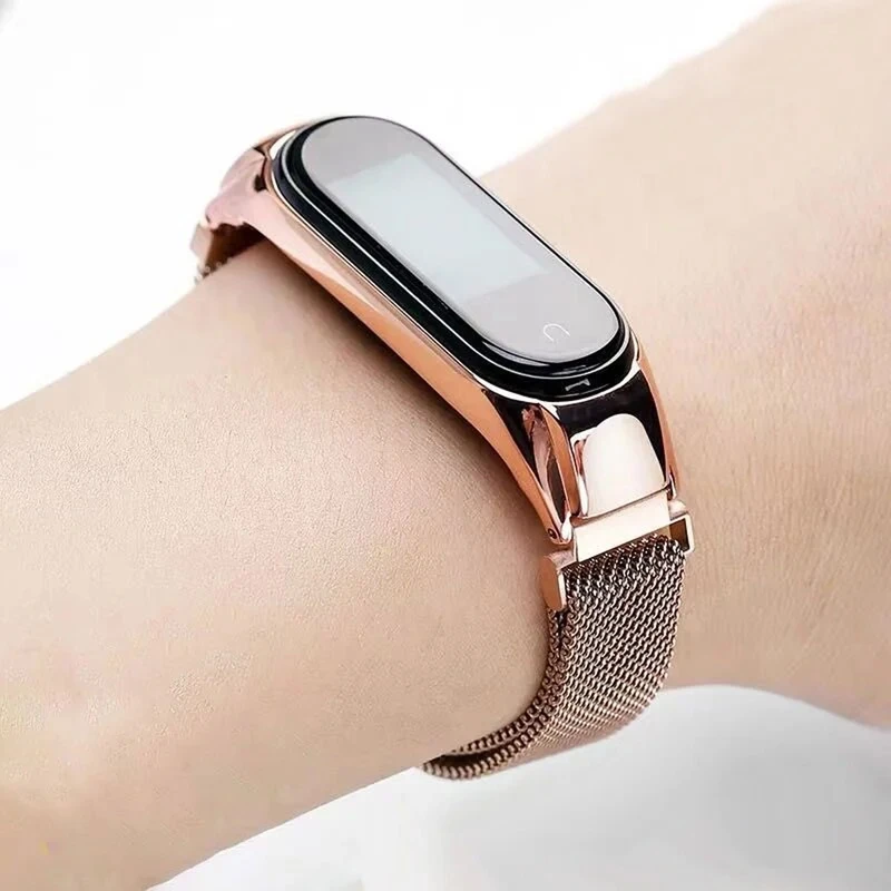 بند هاپلایت مدل Milanese HL مناسب برای ساعت هوشمند شیائومی Mi Band 7