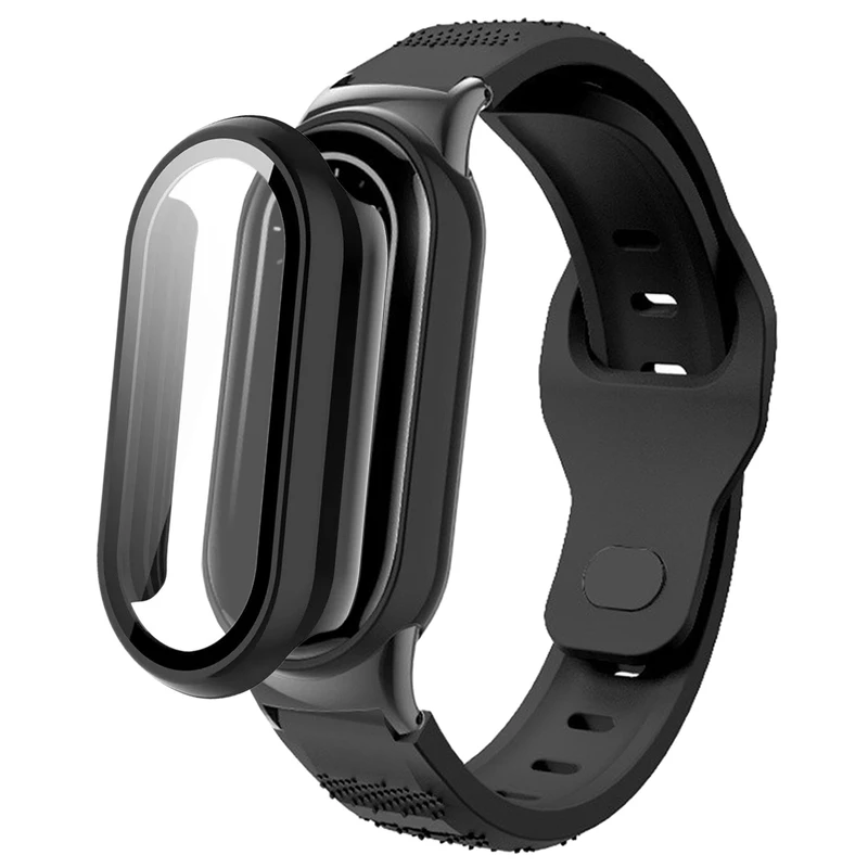 بند اسپریگ مدل Spig Sport Special GD مناسب برای ساعت هوشمند شیائومی Mi band 10 12mm به همراه کاور
