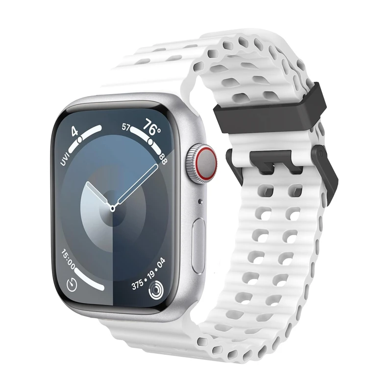 بند هاپلایت مدل Ocean Black Buckle HL مناسب برای اپل واچ سری Se/1/2/3/4/5/6/7/8/9/Ultra/Ultra2 سایز 42/44/45/49mm