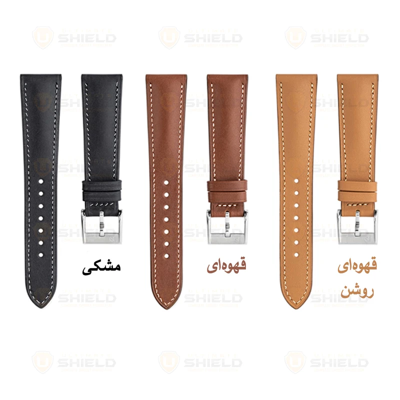 بند آلتیمیت شیلد مدل Leather SM مناسب برای ساعت هوشمند سامسونگ Galaxy Watch 7 40mm