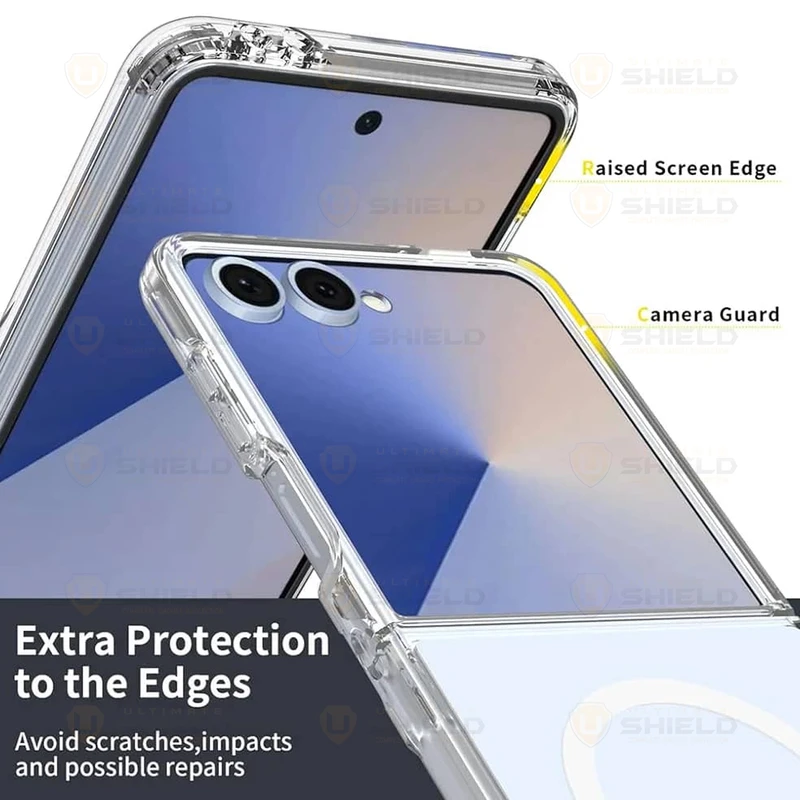 کاور آلتیمیت شیلد مدل Clear Magsafe UL مناسب برای گوشی موبایل سامسونگ Galaxy Z Flip 7