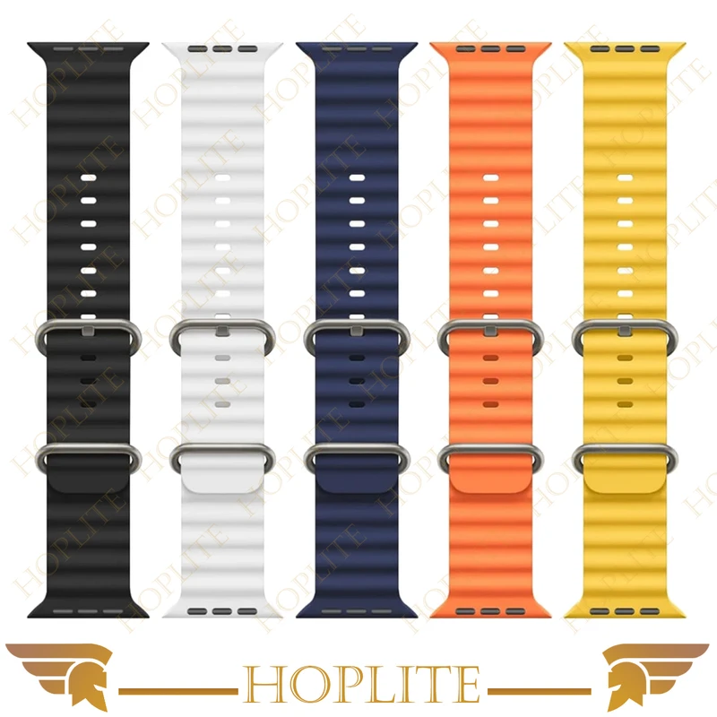 بند هاپلایت مدل Ocean مناسب برای اپل واچ Series 9 45 میلی متری