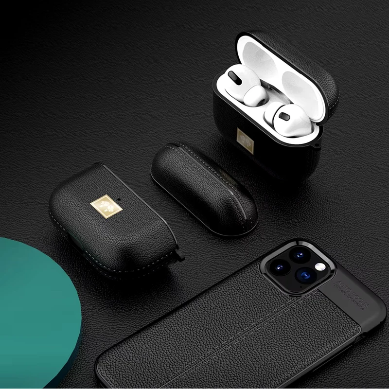 کاور شیپ مدل Leather NV مناسب برای کیس اپل Airpods Pro  Pro 2