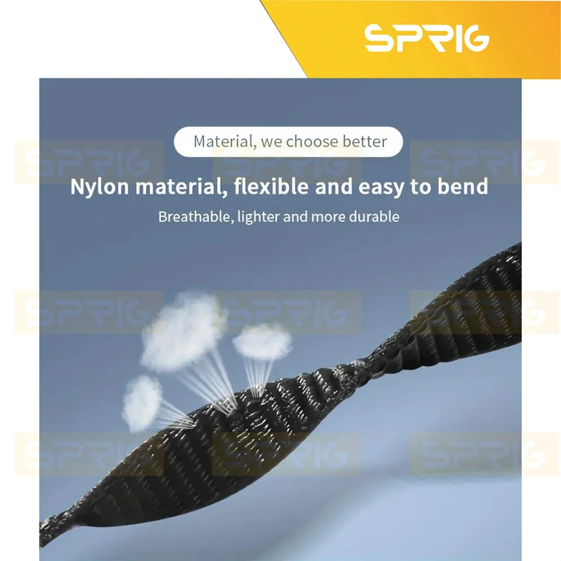 بند اسپریگ مدل Nylon Skin مناسب برای ساعت هوشمند شیائومی Mi band 10