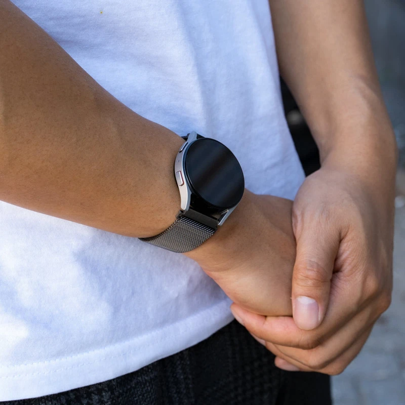 بند شیپ مدل Milanese SH مناسب برای ساعت هوشمند سامسونگ Galaxy Watch FE
