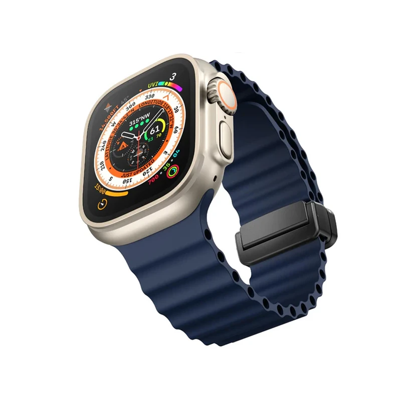 بند هاپلایت مدل Magnetic Ocean HL مناسب برای اپل واچ Ultra / Ultra 2 49mm