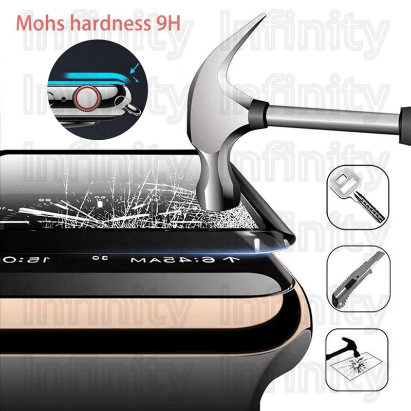 محافظ صفحه نمایش نانو اینفینیتی مدل PMA-IN مناسب برای اپل واچ Series SE 2022 Aluminum Case 40mm / SE 2021 Aluminum Case 40mm / Series 5 40mm / Series 6 40mm / Series 4 40mm بسته دو عددی