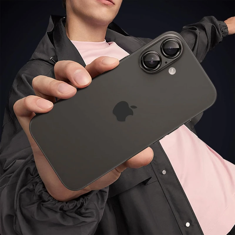 محافظ لنز دوربین فلزی آکوآرا مدل All-Round Protection مناسب برای گوشی موبایل اپل iPhone 17