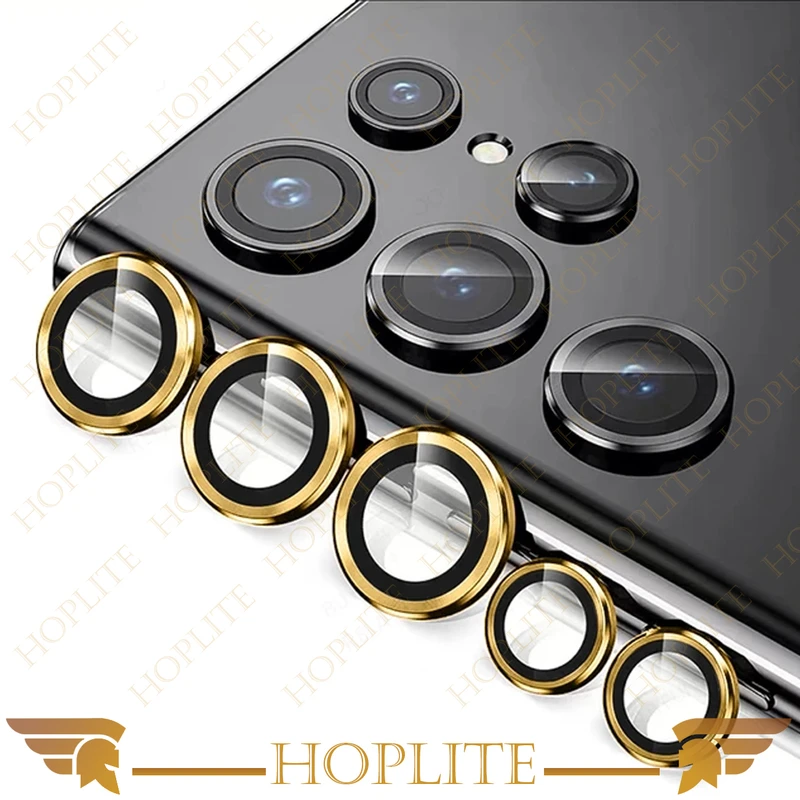 محافظ لنز دوربین هاپلایت مدل Ring-Metal-HL مناسب برای گوشی موبایل سامسونگ Galaxy S24 Ultra