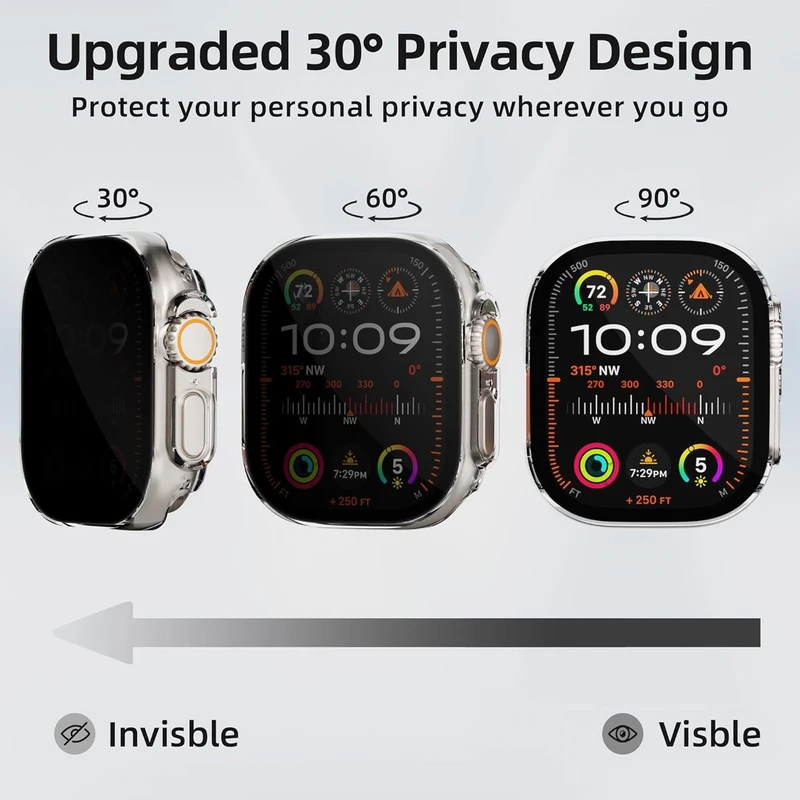 کاور پلاس مدل Privacy Guard PL مناسب برای اپل واچ Ultra / Ultra 2 49mm