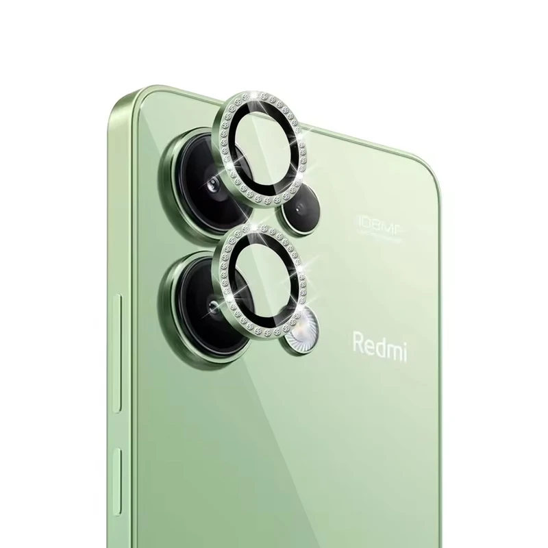 محافظ لنز دوربین رینگی هاپلایت مدل Diamond Protector HL مناسب برای گوشی موبایل شیائومی Redmi Note 13 4G