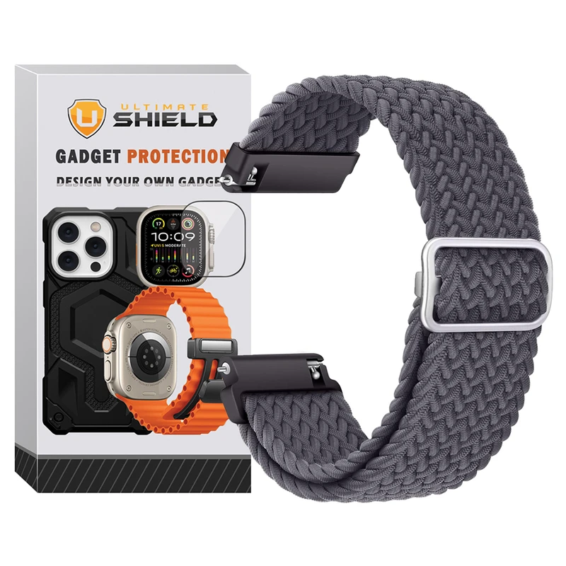 بند آلتیمیت شیلد مدل Braided LP TW مناسب برای ساعت هوشمند کیسلکت Lora / Lora 2 22mm