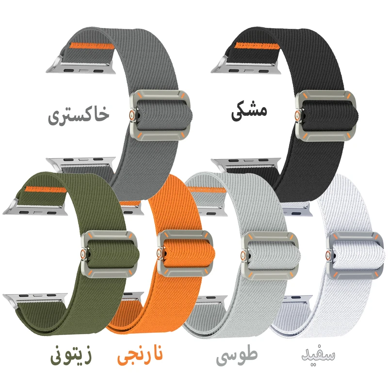 بند اسپریگ مدل Fabric Elastic مناسب برای اپل واچ 42 میلی متری سری 1/2/3