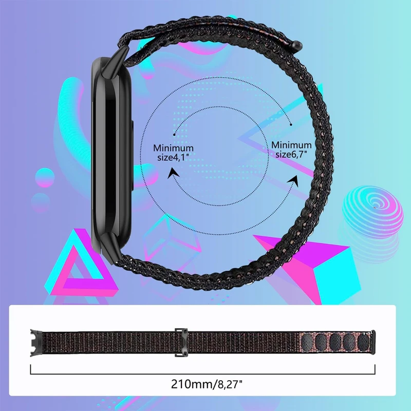 بند هاپلایت مدل Nylon SK HL مناسب برای ساعت هوشمند شیائومی Mi Band 8 / 9