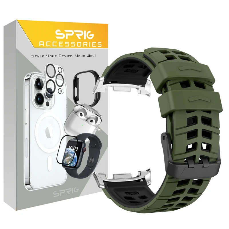 بند اسپریگ مدل Rebit Silicone ORG مناسب برای ساعت هوشمند سامسونگ Galaxy Watch 8 40mm / 8 44mm / 8 Classic 46mm