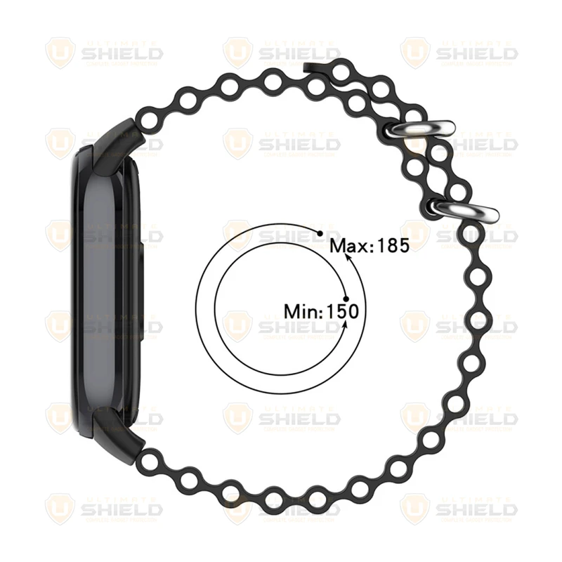 بند آلتیمیت شیلد مدل Ocean UL مناسب برای ساعت هوشمند شیائومی Mi band 10