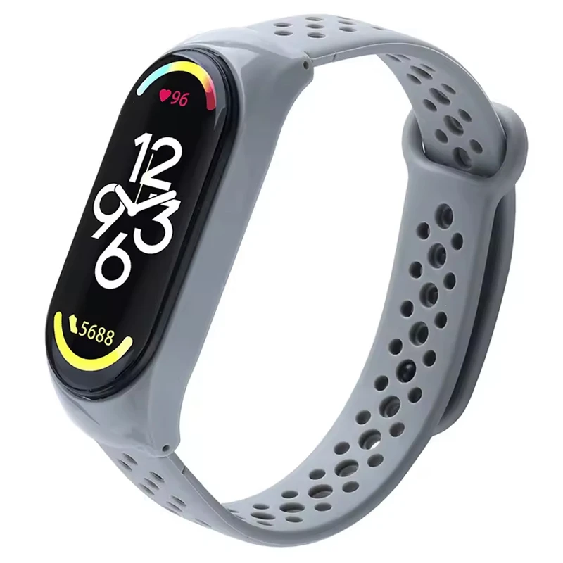 بند مدل HB-Guard مناسب برای ساعت هوشمند شیائومی Mi band 3/4/5/6/7 مجموعه 12 عددی