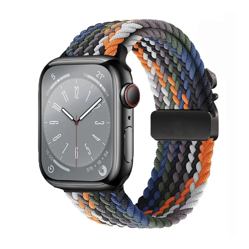 بند ساعت آکوآرا مدل Woven Parachute مناسب برای اپل واچ 45 mm