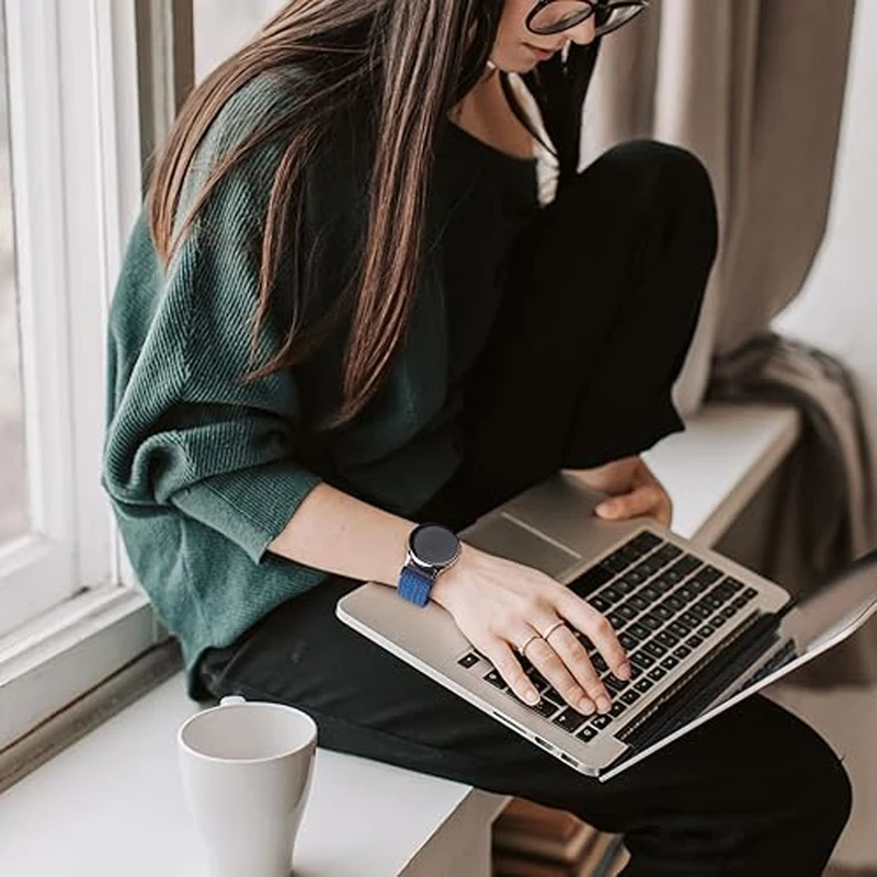 بند هاپلایت مدل Braided Solo NC HL مناسب برای ساعت هوشمند سامسونگ Galaxy Watch 4/5/6/7/FE سایز 40/43/44/46/47 میلی متری