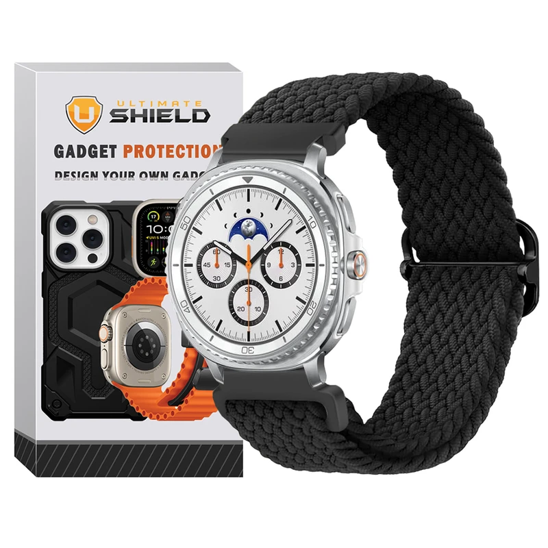 بند آلتیمیت شیلد مدل Braided NV8 SL مناسب برای ساعت هوشمند سامسونگ Galaxy Watch 8 40mm / Galaxy Watch 8 44mm / Galaxy Watch 8 Classic 46mm