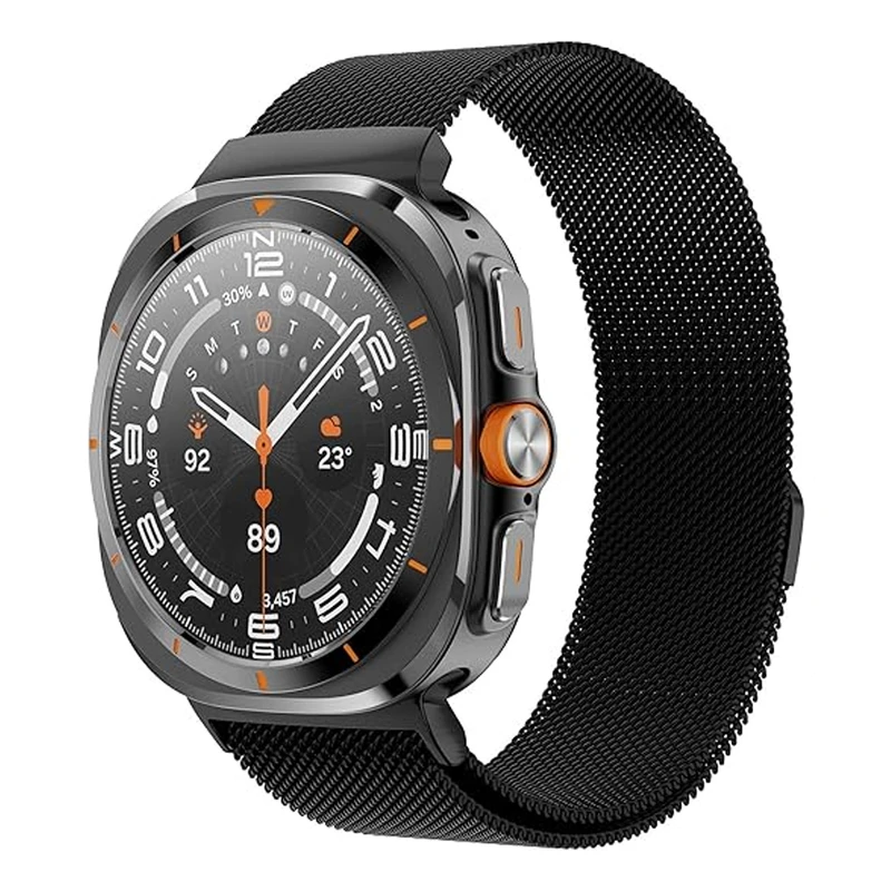 بند ساعت آکوآرا مدل Stahl Set مناسب برای ساعت هوشمند سامسونگ Galaxy Watch 7 Ultra 47mm به همراه کاور مجموعه 5 عددی
