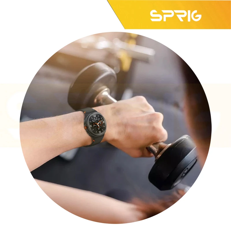 بند اسپریگ مدل Silic NewV W8 مناسب برای ساعت هوشمند سامسونگ Galaxy Watch 8 Classic 46mm