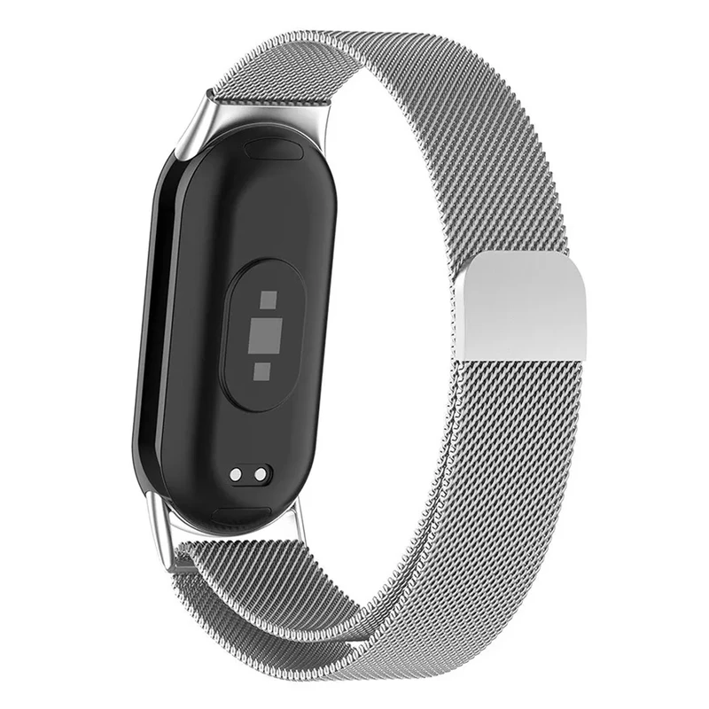 بند آکوآرا مدل Milanese GRDS مناسب برای مچ بند هوشمند شیائومی Mi Band 8 به همراه کاور