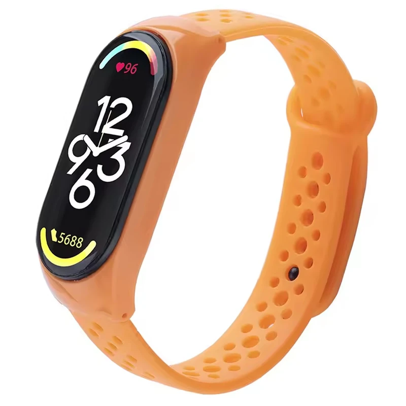 بند مدل HB-Guard مناسب برای ساعت هوشمند شیائومی Mi band 3/4/5/6/7 مجموعه 12 عددی