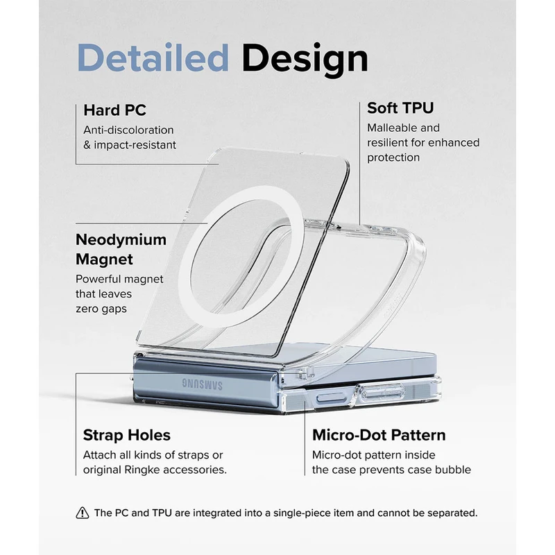 کاور آکوآرا مدل MagSafe مناسب برای گوشی موبایل سامسونگ Galaxy Z Flip 6