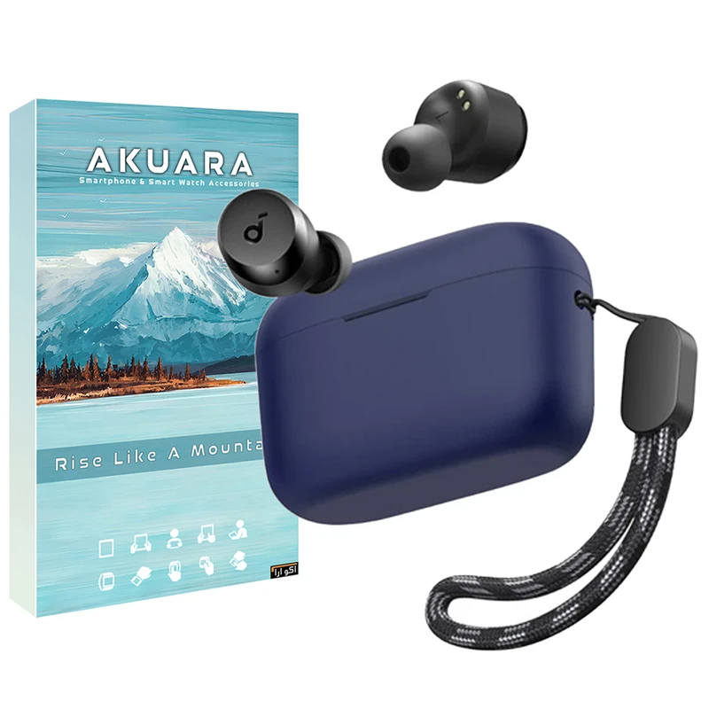 کاور آکوآرا مدل Silicone مناسب برای کیس هدفون بیسیم انکر Soundcore A20i