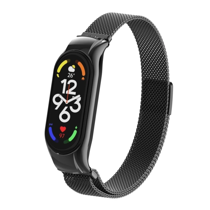 بند هاپلایت مدل Milanese HL مناسب برای ساعت هوشمند شیائومی Mi Band 7