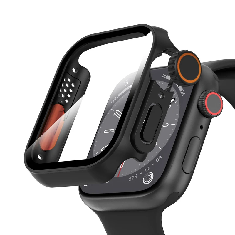 بند آکوآرا مدل Acero Ultra مناسب برای اپل واچ 44 mm سری 4/5/6/SE به همراه کاور