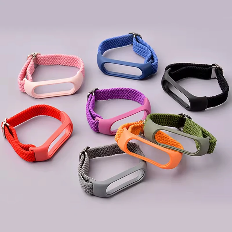 بند هاپلایت مدل GK Braided HL مناسب برای ساعت هوشمند شیائومی Mi Band 3 / 4 / 5