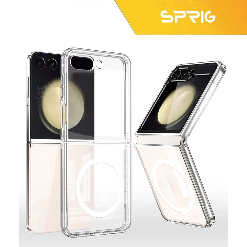 کاور اسپریگ مدل Clear Magsafe مناسب برای گوشی موبایل سامسونگ Galaxy Z Flip 7