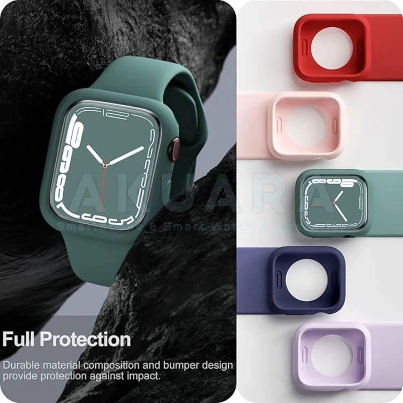 کاور آکوآرا مدل Jelly Protect GLS مناسب برای اپل واچ 46 میلیمتری سری 11 به همراه محافظ صفحه نمایش
