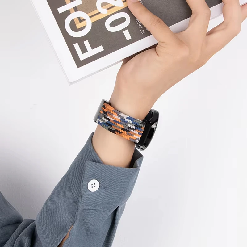 بند هاپلایت مدل Braided OD Magnet HL TW مناسب برای ساعت هوشمند شیائومی Redmi Watch 5 Active / Watch 5 Lite