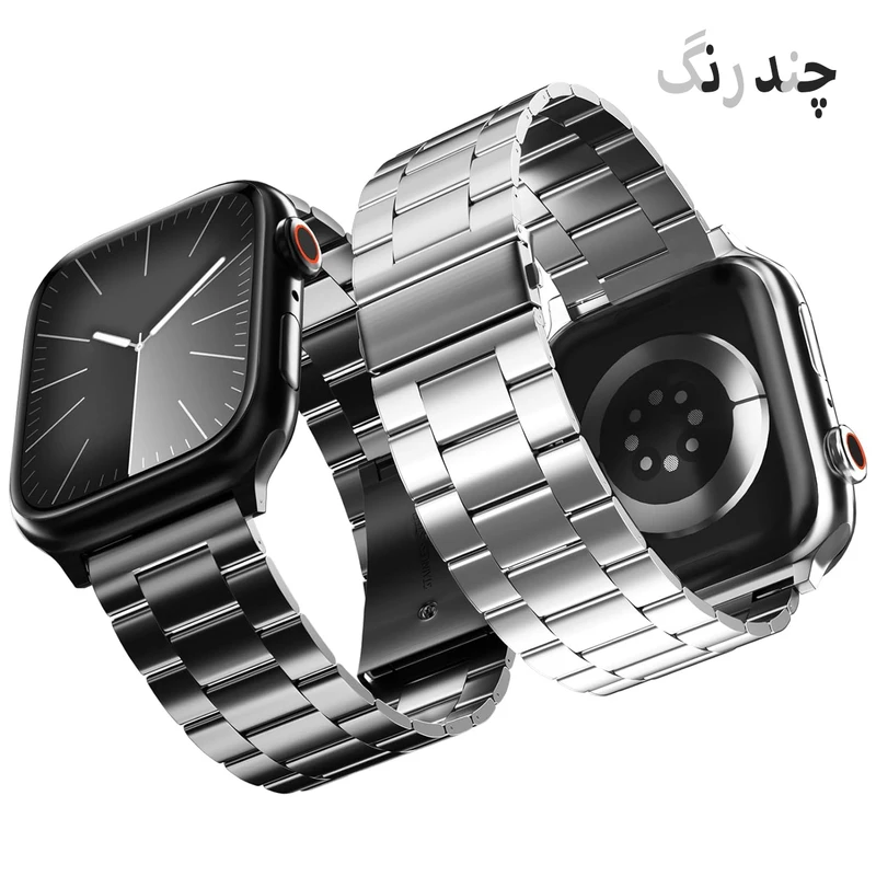 بند اسپریگ مدل 3Bead MixC مناسب برای اپل واچ 41 میلی متری سری 7/8/9 مجموعه دو عددی