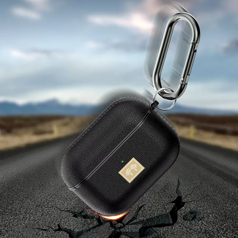 کاور پلاس مدل Leather NV مناسب برای کیس اپل Airpods Pro  Pro 2