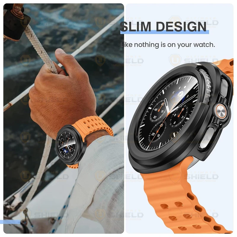 کاور آلتیمیت شیلد مدل Hard PC مناسب برای ساعت هوشمند سامسونگ Galaxy Watch 8 Classic 46mm