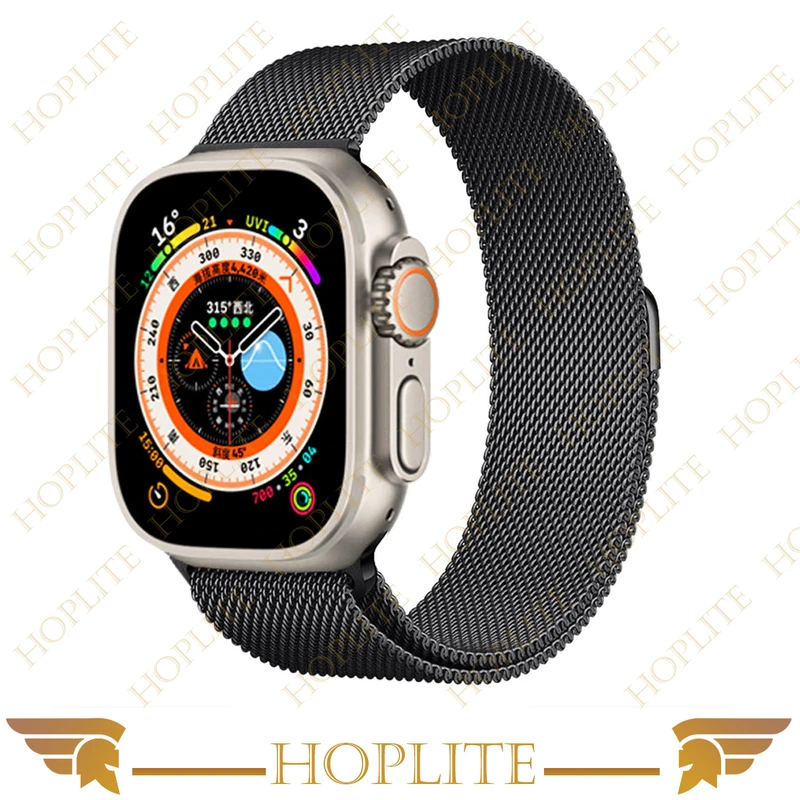 بند هاپلایت مدل Milanese-HL مناسب برای ساعت هوشمند بلک تایم MX9 ULTRA 2