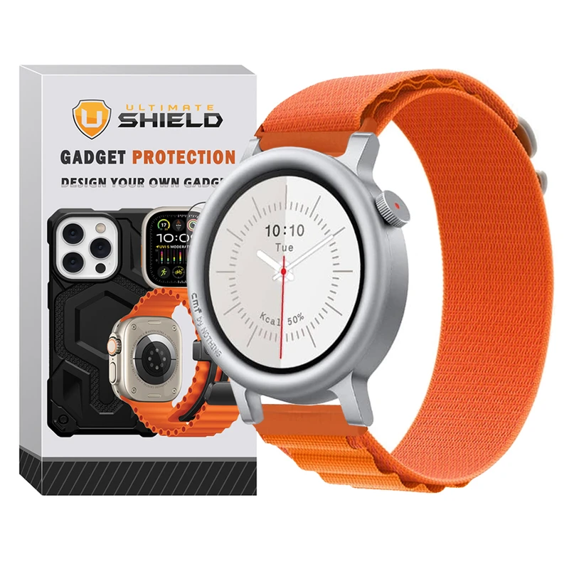 بند آلتیمیت شیلد مدل Alpine TW مناسب برای ساعت هوشمند ناتینگ CMF Watch 3 Pro 22mm
