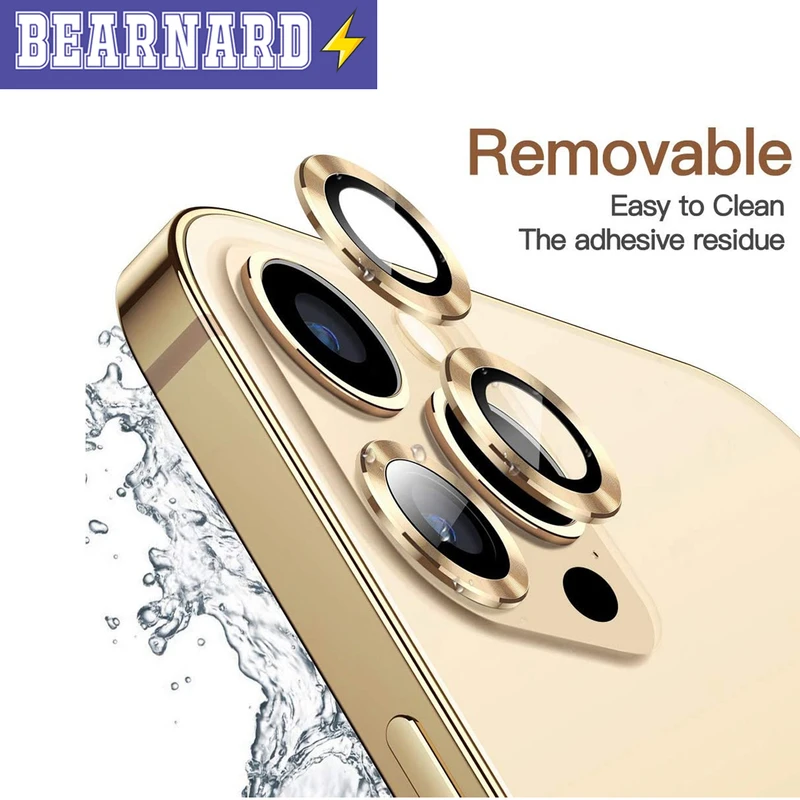محافظ لنز دوربین برنارد مدل Ring Metal مناسب برای گوشی موبایل اپل Iphone 13 / 13 Mini