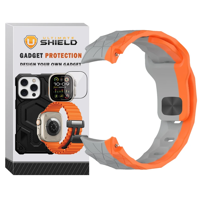 بند آلتیمیت شیلد مدل Ball Band Arc Mix مناسب برای ساعت هوشمند سامسونگ Galaxy Watch 6 Classic 47mm