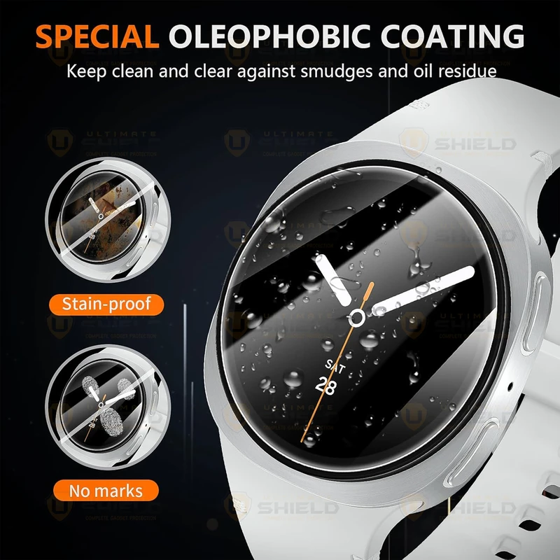 محافظ صفحه نمایش آلتیمیت شیلد مدل SH-UL مناسب برای ساعت هوشمند سامسونگ Galaxy Watch 8 44mm بسته سه عددی