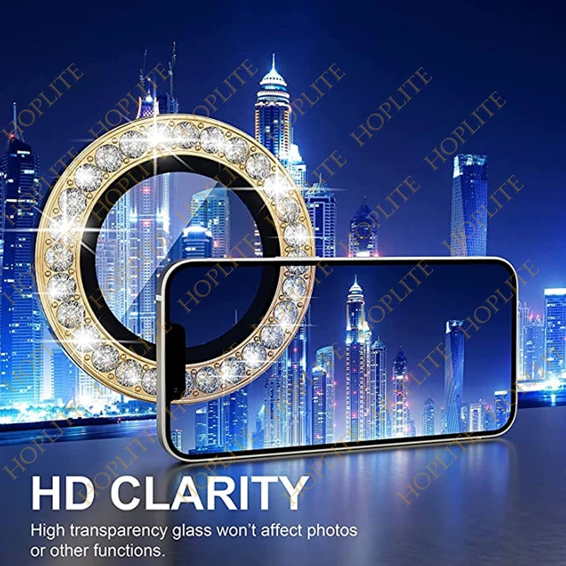 محافظ لنز دوربین رینگی هاپلایت مدل Ring-Diamond-HL مناسب برای گوشی موبایل سامسونگ Galaxy A55